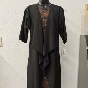 Lularoe nwts Black silky Shirley